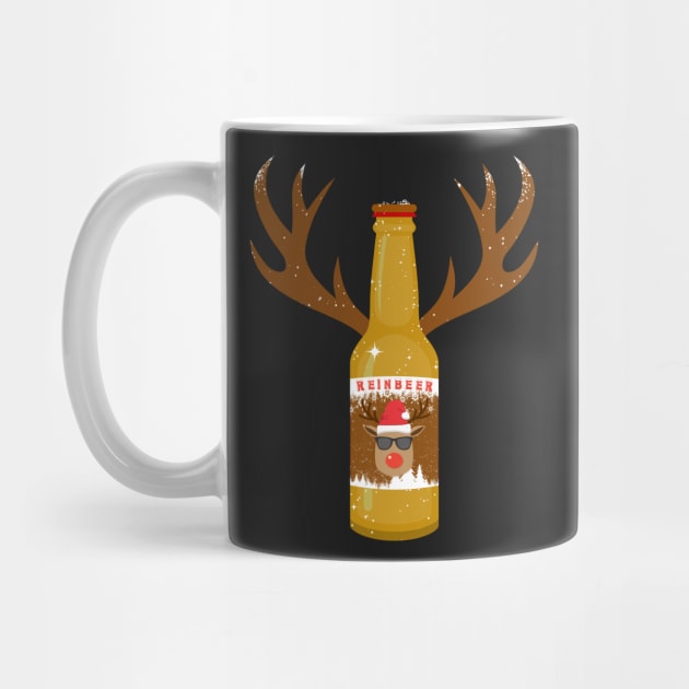 Reinbeer Funny Craft Beer Fans X-mas Gift by CMDesign
